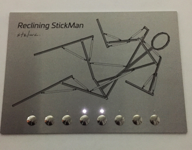 Stelarc, Reclining Stickman (detail), 2020. Photo: Julianne Pierce