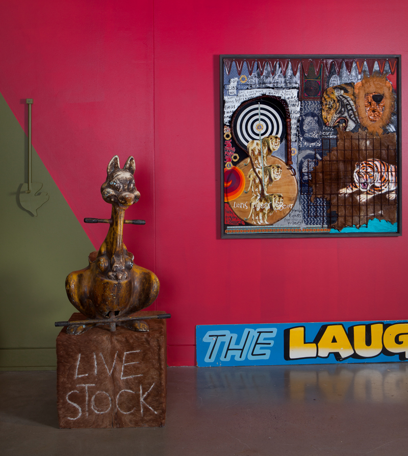 Karla Dickens: A Dickensian Side Show, installation view, Lismore Art Gallery. Photo: Michelle Eabry
