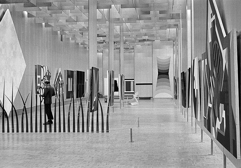 Installation view, The Field, National Gallery of Victoria, 1968