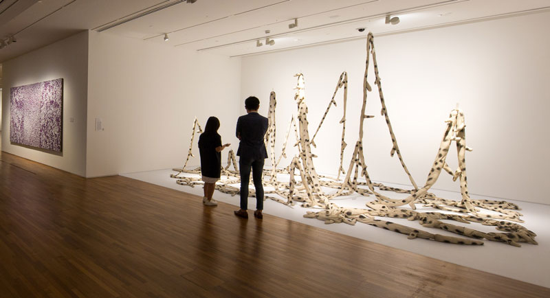Yayoi Kusama, installation view, Death of a Nerve