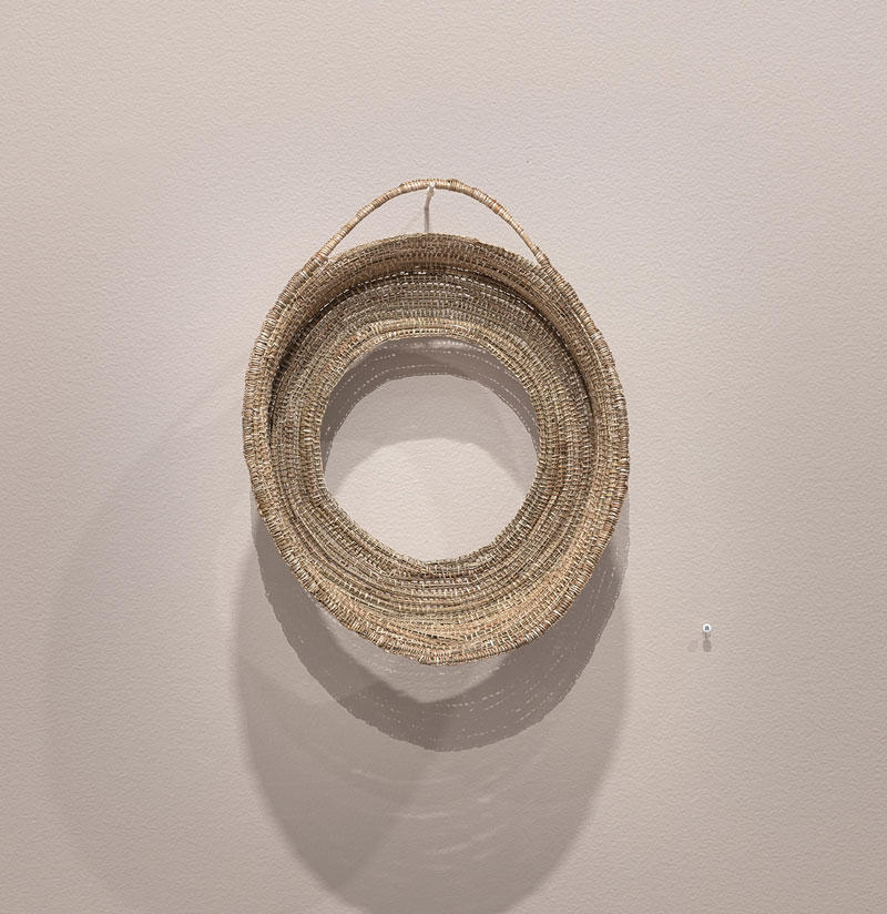 Elisa Jane Carmichael, Time has passed and pieces are missing, 2018, Ungaire and lomandra grass. Collection of the University of Queensland. Photo Carl Warner. Courtesy the artist