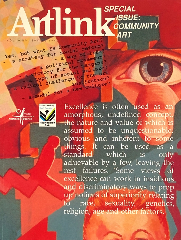Issue 10:3 | September 1990 | Community Arts Issue 10:3 | September 1990 | Community Arts