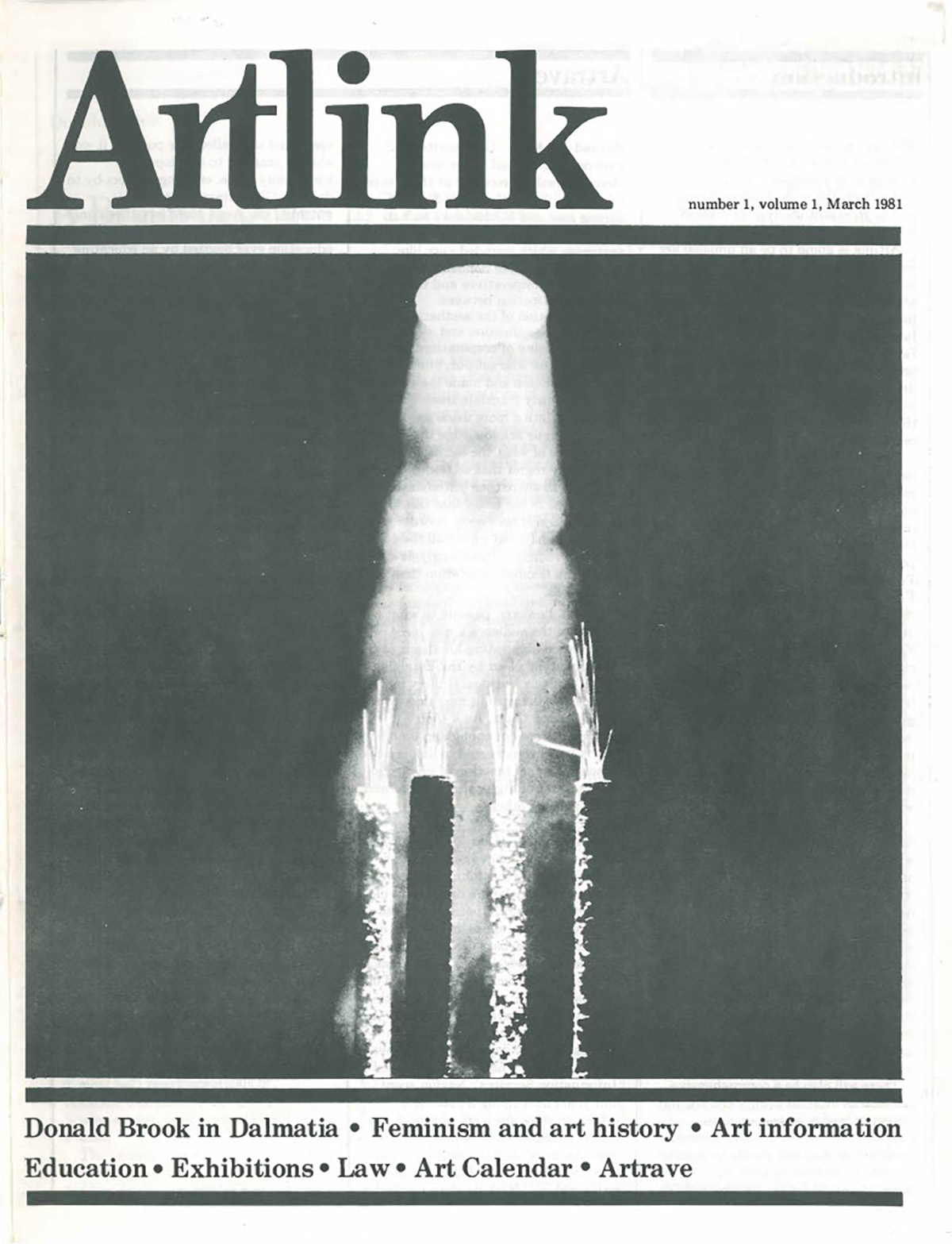 Issue 1:1 | March 1981 | Artlink 1:1