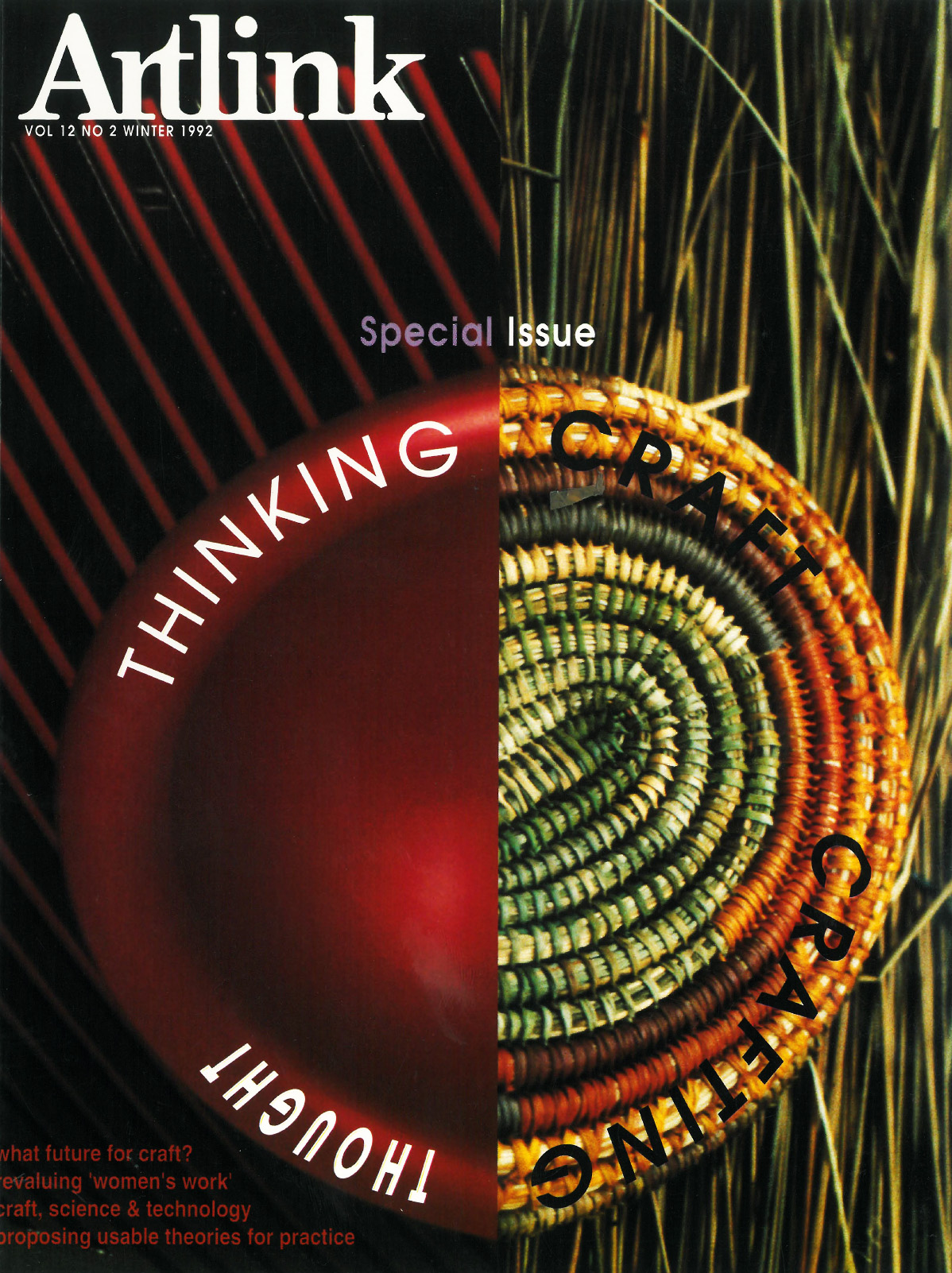 Issue 12:2 | June 1992 | Thinking Craft, Crafting Thought