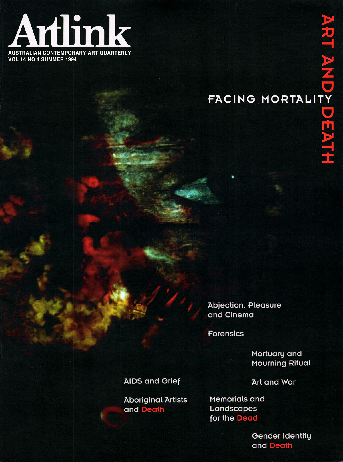 Issue 14:4 | December 1994 | Art & Death: Facing Mortality
