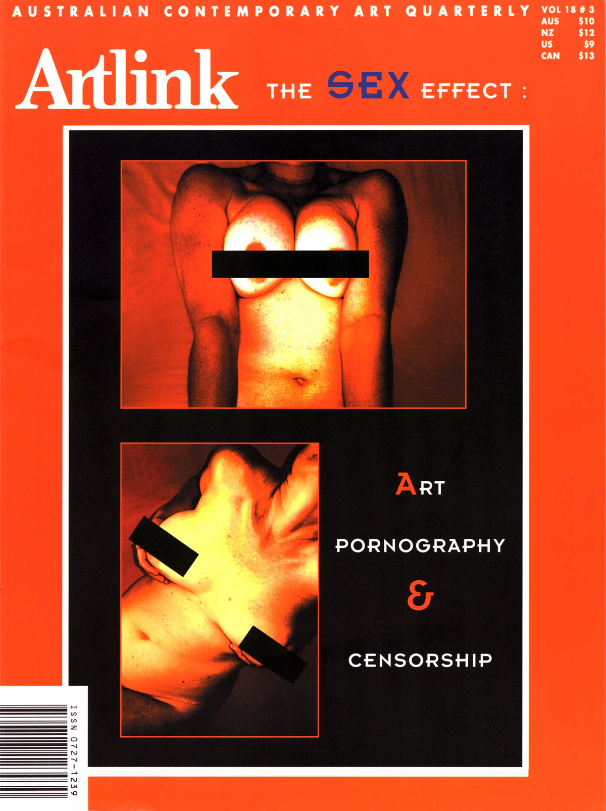 Issue 18:3 | September 1998 | Art, Pornography & Censorship Issue 18:3 | September 1998 | Art, Pornography & Censorship