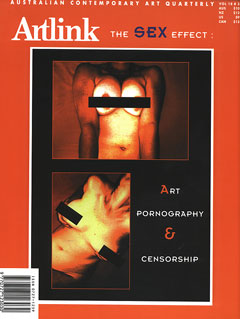 Art Censored Porn - Art, Pornography & Censorship | Artlink Magazine