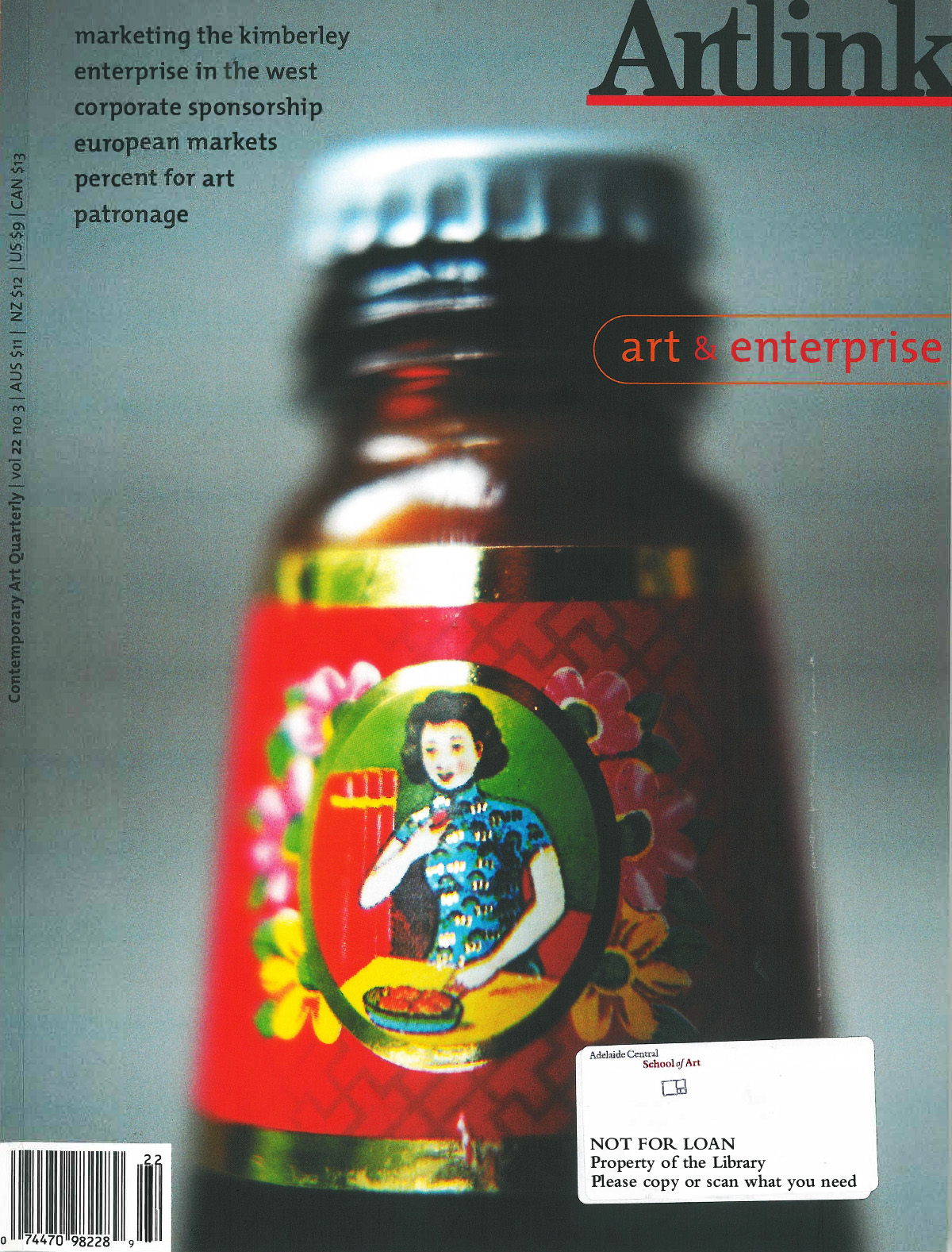 Issue 22:3 | September 2002 | Art & Enterprise