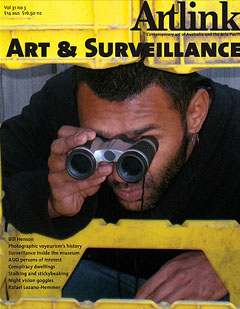 Issue  31:3 | September 2011 | Art & Surveillance