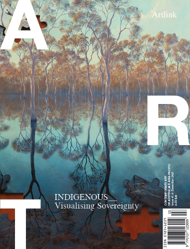 Cover of Lin Onus: The Land Within: A curatorial conversation crossing Yorta Yorta Country