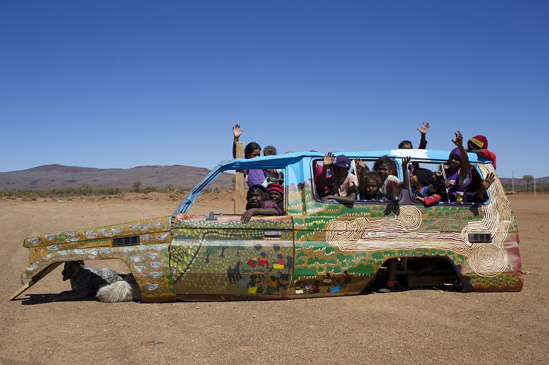 The Toyota. Courtesy Claire Wildish and Minyma Kutjara Arts Project
