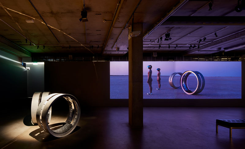Matthew Bird, Parallaxis, installation view, SASA Gallery, University of South Australia. Photo: Sam Noonan