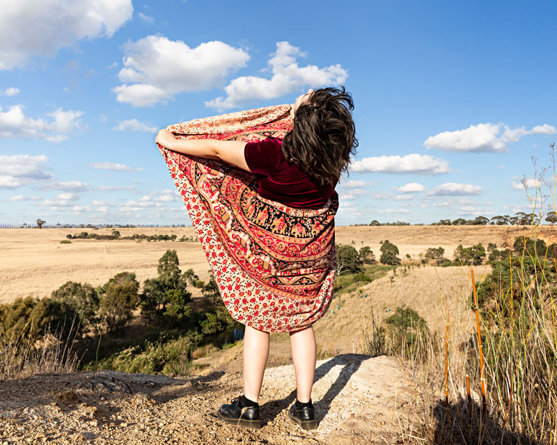 Janelle Low & Eden Menta, Eden And The Gorge, 2019, inkjet print. Courtesy. Courtesy Arts Project Australia