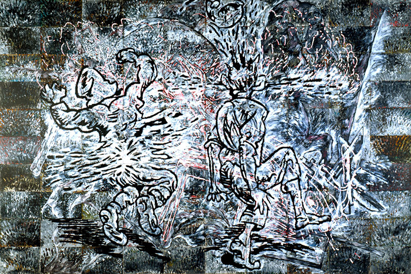 Imants Tillers, White Aborigines (No. 2) 1983