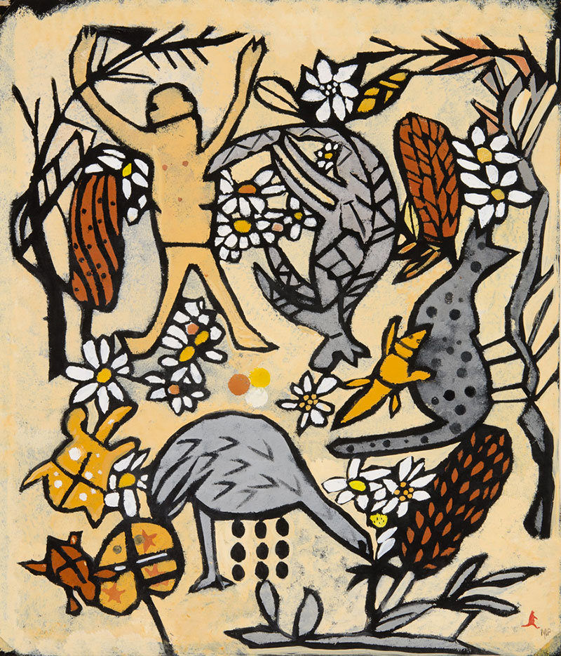 Margaret Preston, Decorative panel, c. 1949