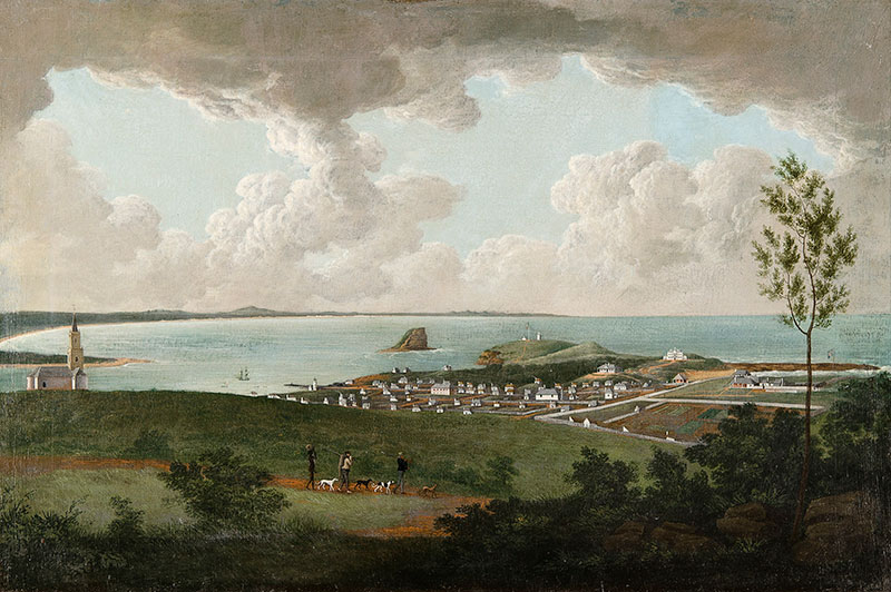 Joseph Lycett, Inner View of Newcastle, c. 1818, oil on canvas, Newcastle Art Gallery, Newcastle. Purchased with assistance from the National Art Collections Fund, London, UK, 1961