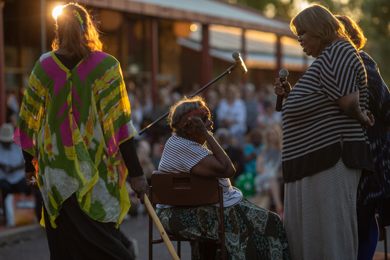 Opening event, Desert Mob, 2018. 