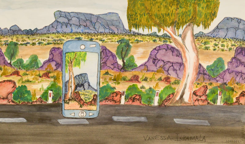 Vanessa Inkmala, Phone on the Road