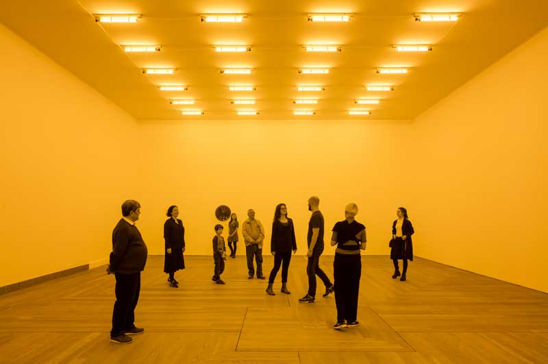 Olafur Eliasson, Room for One Colour, 1997. Photo courtesy the artist and National Gallery Singapore 
