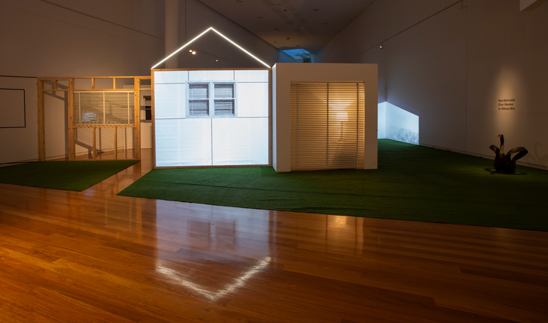 Hardenvale façade. Installation view, Wagga Wagga Art Gallery. Photo: Tayla Martin