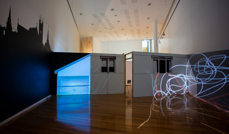 Hardenvale backyard. Installation view, Wagga Wagga Art Gallery. Photo: Tayla Martin