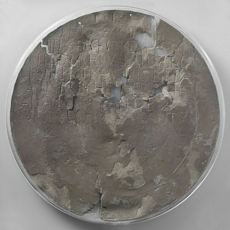 Dirk Hartog Dish, 1600–16. Courtesy Rijksmuseum