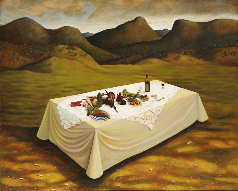 David Keeling, Plenty, 1993, oil on linen. Collection: Sue and David Ekins