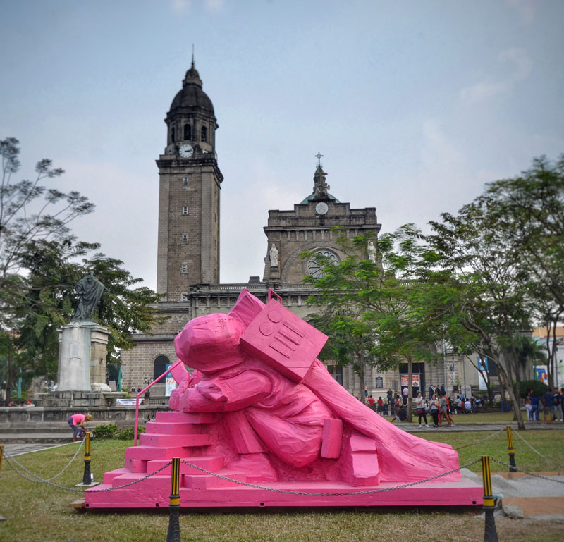 Algars Bikse, Red Slide, 2012, polyurethane