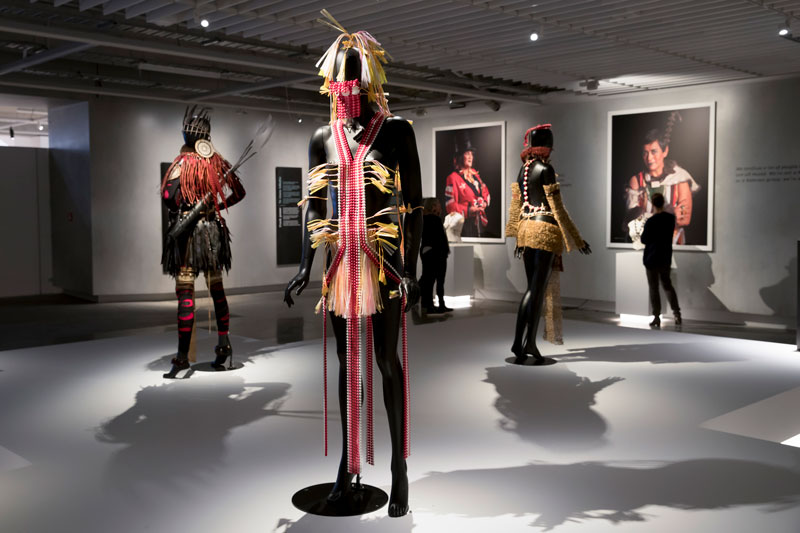 Pacific Sisters, 2018, installation view, Te Papa. Photo: by Maarten Holl