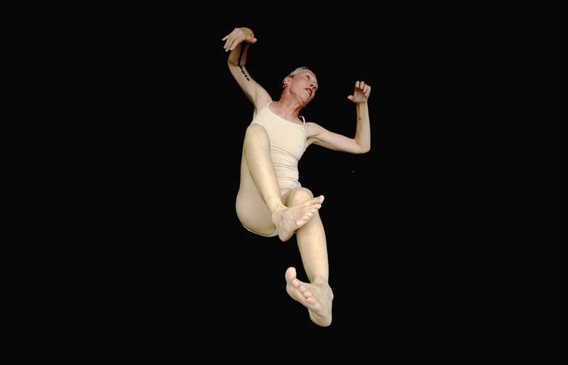 Jessie Boylan (with Linda Dement and Virginia Barrett), Rupture (Shimmer Body (falling)), 2018, video still. Courtesy the artist
