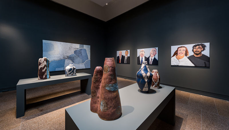 Tarnanthi, installation view, Art Gallery of South Australia