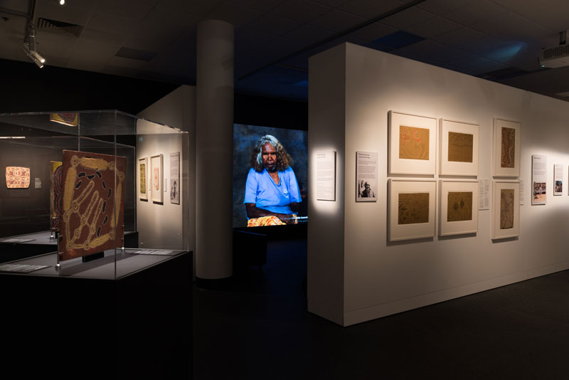 Tjunguṉutja: from having come together, 2017, installation view. Photographer- Merinda Campbell ©Museum and Art Gallery of the Northern Territory